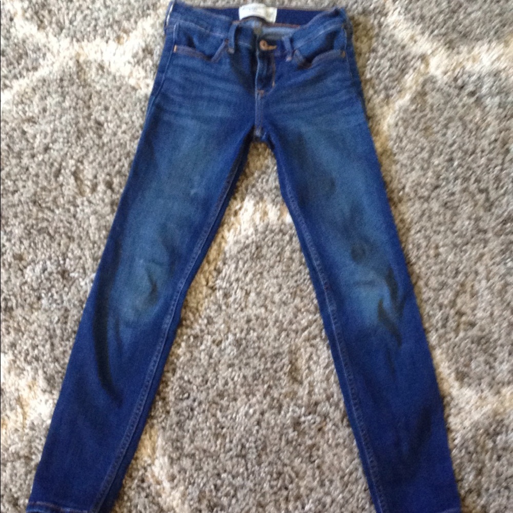 Abercrombie girls super skinny jeans 9/10